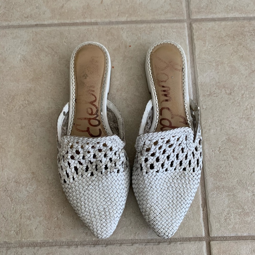 Sam Edelman White flats size 7.5 women’s